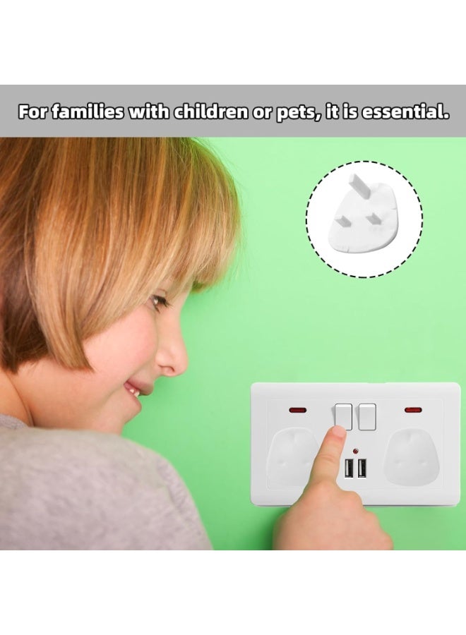 Outlet Plug Covers, Baby Proofing Plug Covers, White Outlet Covers Safety Covers, Electrical Protectors for your Child and Babies at Home, Pack of 12pcs - Image 5